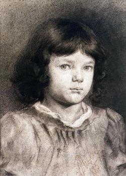 Anton Azbe : Portrait of a girl II